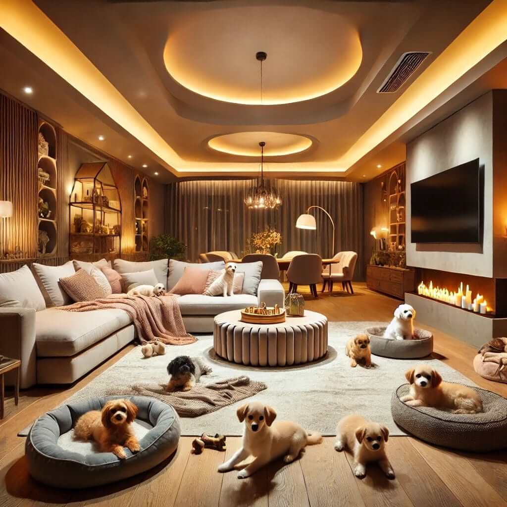 Short-term dog boarding services at Snuggle Paws Palace in Wells Branch, Austin. Temporary care for your dog.