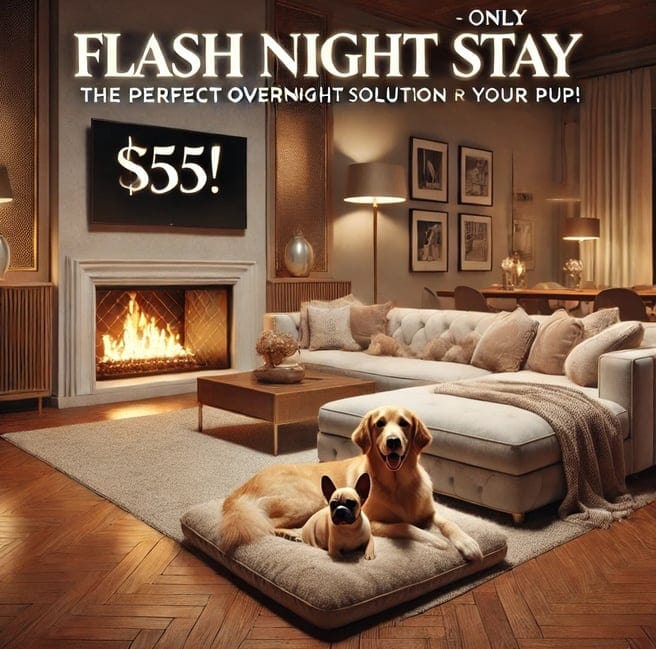 1 DOG - Overnight Boarding in Wells Branch, Austin (5 PM – 8 AM)